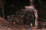 Трима божи служители изгоряха след удар на колата им в дърво