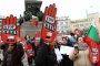 Противници на СЕТА протестират пред парламента 
