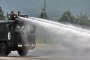 Водни оръдия срещу бежанците по бг границата 