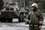 БТР-82А на Въоръжените сили на Руската федерация на магистралата близо до границата с Украйна.