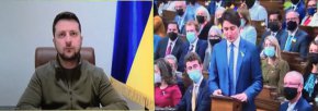 Владимир Зеленский с реч пред парламента на Канада