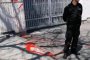 Руското посолство с боя