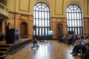 Йорданка Фандъкова в рамките на конференцията Зелената трансформация на София, организирана със СУ по повод Международния ден на Земята (22 април)