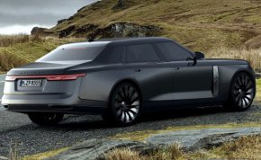 Предната част на автомобила носи известния интерфейс на Range Rover, докато фонът е в същите обичайни линии на Land Rover с малки модификации, които се появяват, когато светлините се свържат една с друга