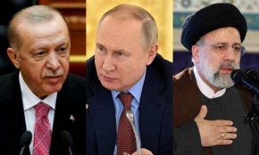"Путин, [Раиси] и Ердоган ще проведат среща", каза Песков, като добави, че освен тристранната среща ще има и двустранна среща между Путин и Ердоган.
