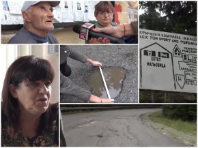 Жителите на четири села са готови на бунт заради лошото състояние на отсечката и я описват като „гробница”.