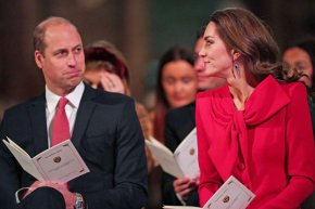 Принц Уилям и Кейт на коледния ѝ концерт в Уестминстърското абатство миналата година ( Снимка:
Getty Images)