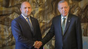 
Румен Радев и Реджеп Ердоган на 6 октомври 2022 г.
Снимка: Прессекретариат на държавния