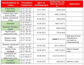 Замърсяване на морската вода до 41 пъти над нормата установи съвместна проверка на учени от Софийския университет и асоциация "Активни потребители" плажове по Южното Черноморие.