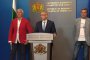 Николай Денков след среща с президентът на КНСБ Пламен Димитров  и Димитър Манолов