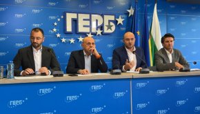 Георги Георгиев на първата пресконференция на групата на общинските съветници от ГЕРБ в София