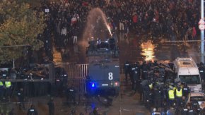 Служители на ръководни постове в МВР и СДВР, представители на Столична община и организаторът на протеста срещу БФС в средата