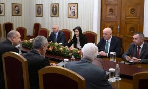 Държавният глава Румен Радев проведе днес среща в президентската институция