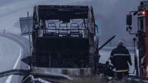 Съдът в Скопие наложи наказание от 1 година и 8 месеца затвор на Беким Хаджиу, притежател на фирмата собственик на македонския автобус, който катастрофира и се запали на магистрала "Струма" през 2021 г., при което загинаха 45 души.