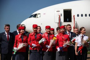 
 Първият директен полет от Москва каца в Пхенян