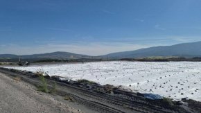  Покривка предотвратява запрашаването на града при ветрове