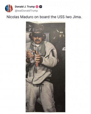 Николас Мадуро на борда на USS Iwo Jima: Фото на деня