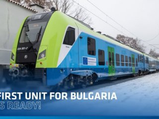 Първият чисто нов Škoda влак идва на 16 март
