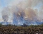 Пожар на АМ Тракия до отбивката за Велинград, движението е блокирано