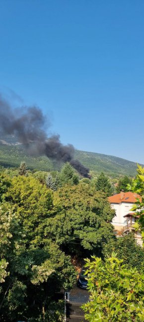 Голям пожар в Драгалевци 