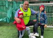 Борисов с внуците на футбол
