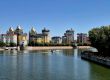 На плаж в Астана: Красивата река в центъра на казахската столица и великолепният мост Атърау