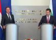 Петков и Рюте на разходка в София